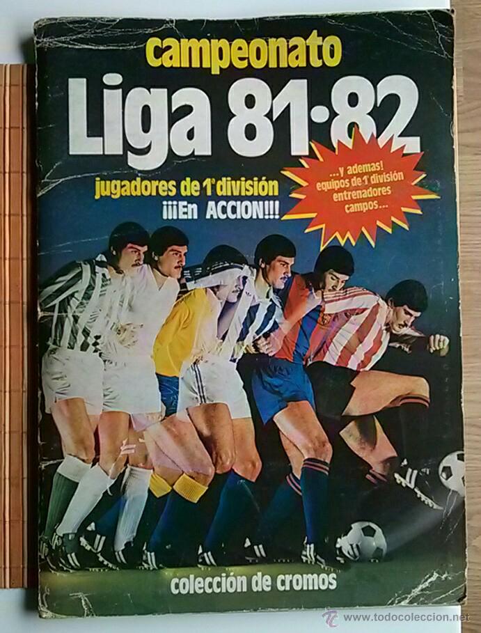 Collezionismo sportivo: Album cromos campeonato de liga 81-82 con 250 cromos