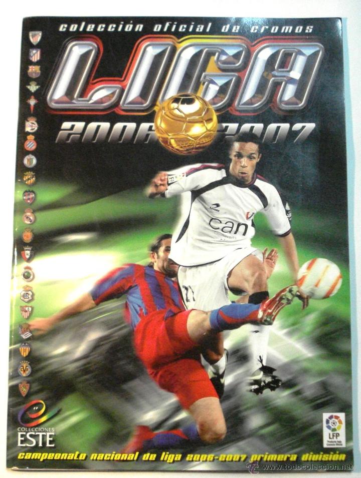 Sports collectibles: LIGA 2006 - 2007 - ALBUM INCOMPLETO