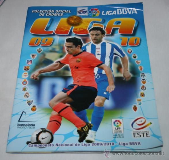 Colecionismo desportivo: ALBUM DE CROMOS, LIGA BBVA 09 10, PANINI, CONTIENE ALGO MAS DE 60 CROMOS