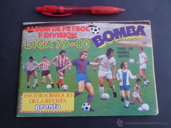 Collezionismo sportivo: Album de cromos de futbol de 1&ordf; division liga 79-80 con 92 cromos