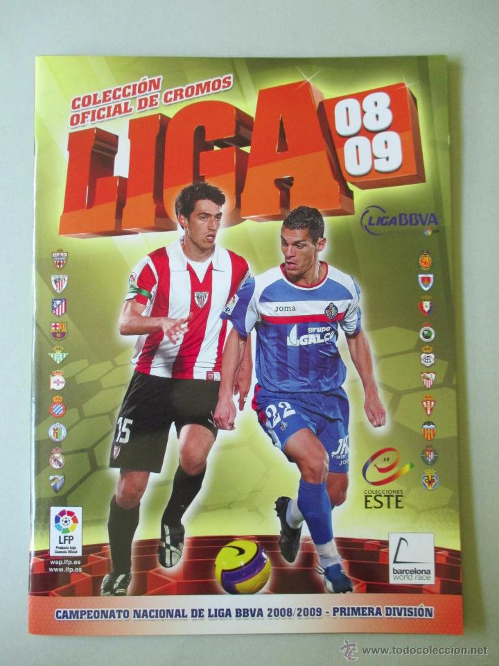 Colecionismo desportivo: &Aacute;LBUM CROMOS INCOMPLETO - SIN USAR - F&Uacute;TBOL CAMPEONATO NACIONAL DE LIGA '08 - '09 - ED. PANINI