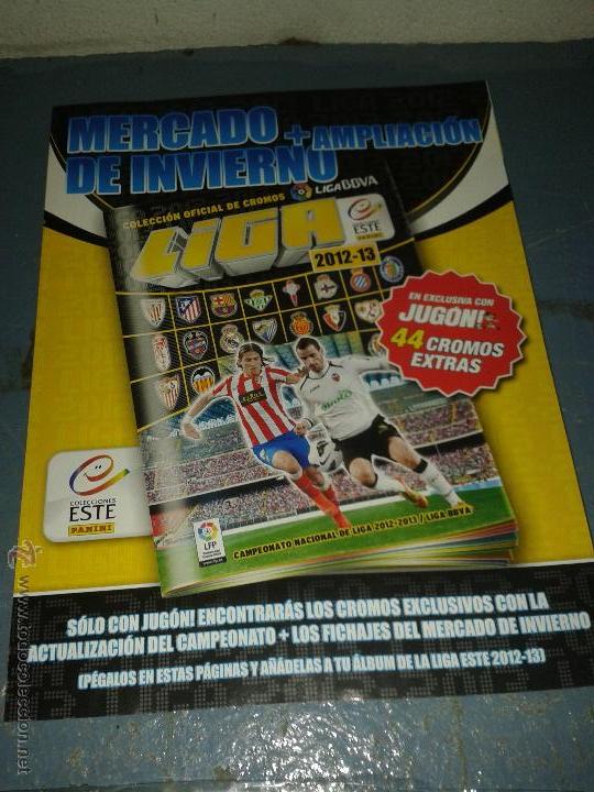 Colecionismo desportivo: P&aacute;ginas Ampliaci&oacute;n Mercado Invierno 2012-2013. Sin rellenar