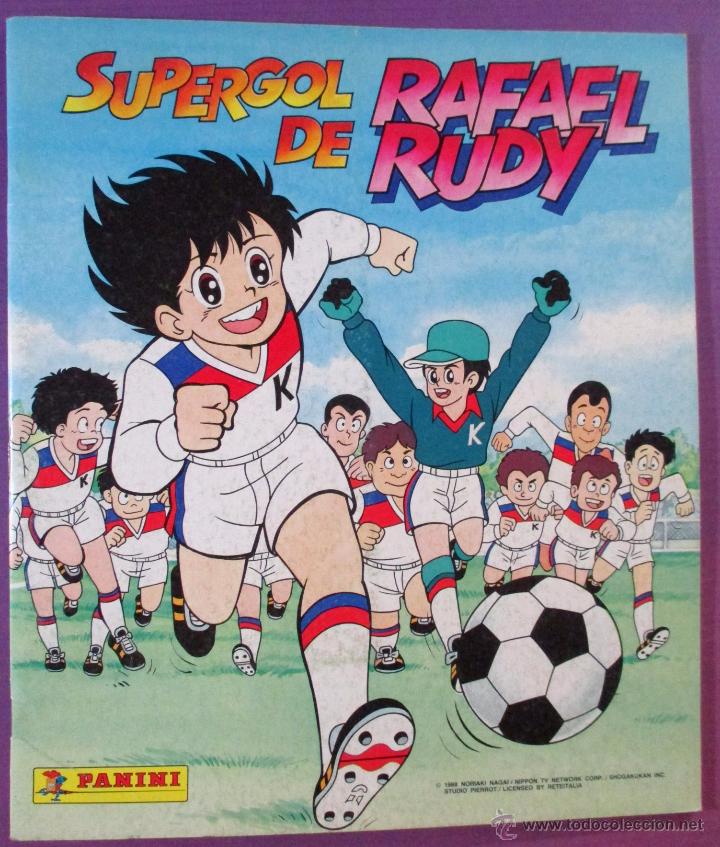 Collectionnisme sportif: &Aacute;LBUM CROMOS VAC&Iacute;O - SUPERGOL DE RAFAEL RUDY - F&Uacute;TBOL - PANINI