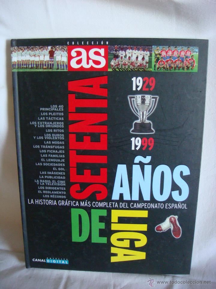 Collectionnisme sportif: ALBUN VACIO DEL AS DE SETENTA A&Ntilde;OS DE LIGA