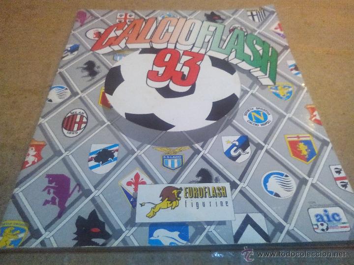 Collectionnisme sportif: CALCIOFLASH 93. ALBUM CROMOS LIGA ITALIANA 1993 CALCIO FLASH CON 130 CROMO