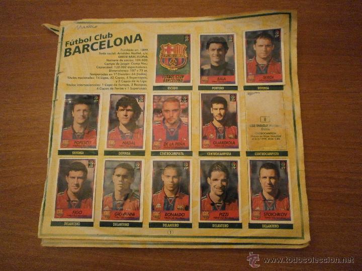 Collectionnisme sportif: ALBUM INCOPLETO FUTBOL LIGA 96 - 97 BOLLYCAO