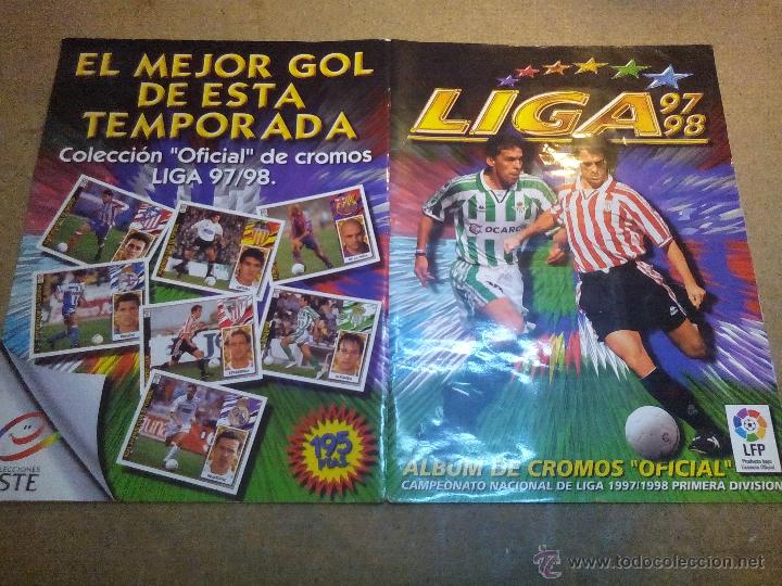 Colecionismo desportivo: TAPA PORTADA DEL ALBUM CROMOS LIGA ESTE 1997 1998 97 98 SOLO LAS TAPAS PORTADAS