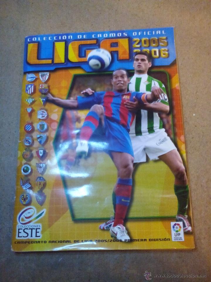 Colecionismo desportivo: ALBUM CROMO LIGA ESTE 2005 2006 05 06 CASI COMPLETO DE CROMOS. FALTAN 19 FICHAJES