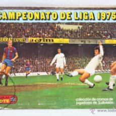 Coleccionismo deportivo: ÁLBUM CROMOS FÚTBOL INCOMPLETO - CAMPEONATO LIGA 1975-76 - FALTAN 28 CROMOS Y 33 FICHAJES - ED. ESTE
