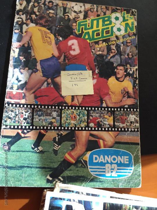 Collectionnisme sportif: futbol en accion danone faltan 22 cromos se venden sueltos