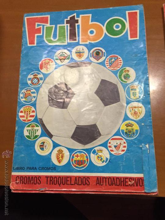 Collectionnisme sportif: futbol troquelados maga 1975 con unos 300cromos se venden sueltos album buen estad