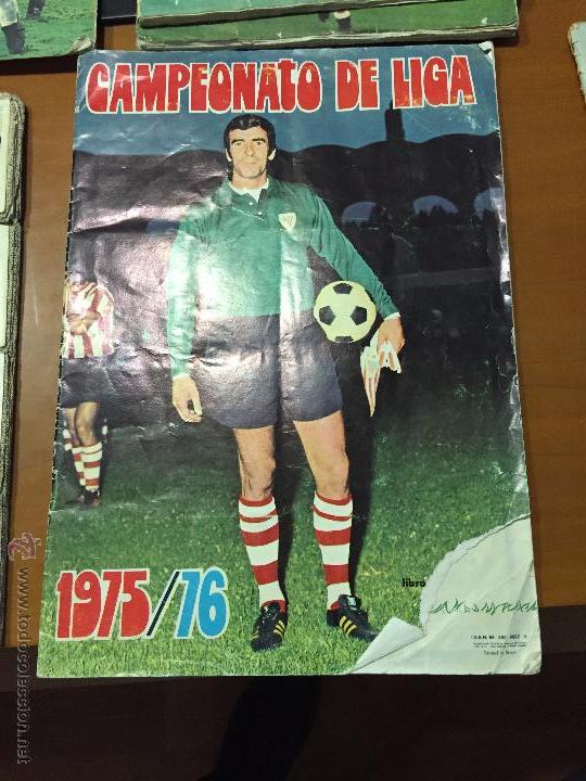 Collectionnisme sportif: campeonato de liga 1975 76 disgra album con 250 cromos se venden sueltos