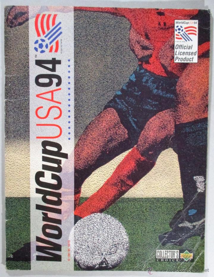 Collezionismo sportivo: WORLD CUP USA 94 , ALBUM DE CROMOS INCOMPLETO , COLLECTOR'S CHOICE , MUNDIAL EEUU F&Uacute;TBOL