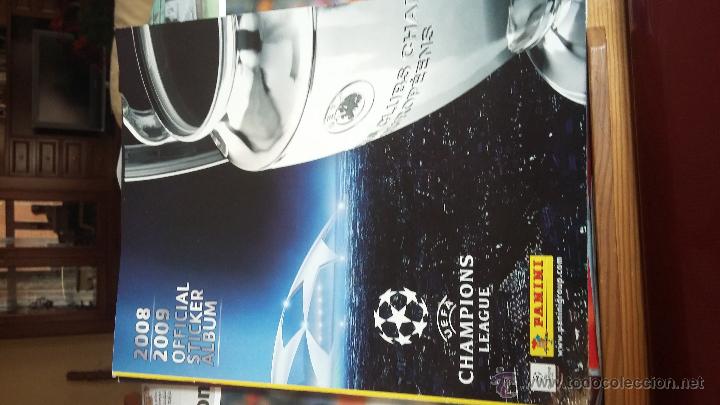 Collectionnisme sportif: ALBUM PLANCHA CHAMPIONS 2008- 09 STICKER