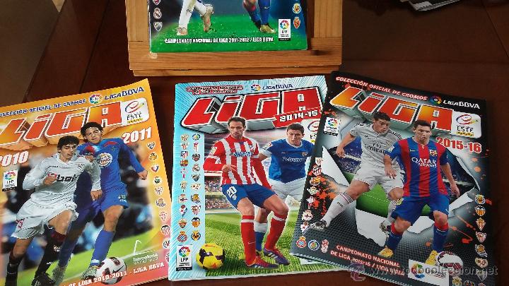 Coleccionismo deportivo: ALBUM PLANCHA LIGA 15- 16 Y 14- 15