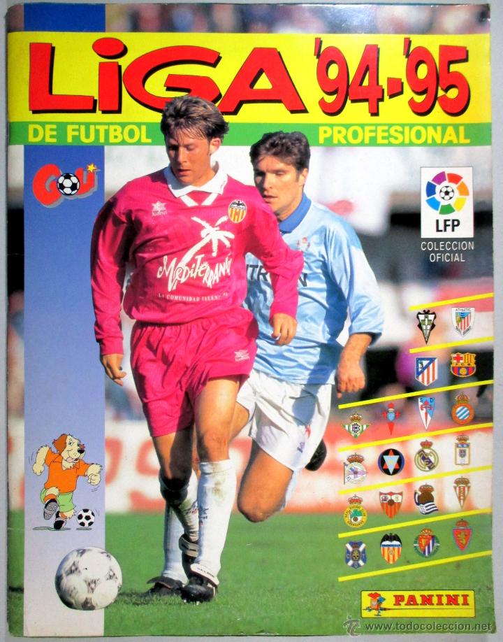 Collectionnisme sportif: &Aacute;LBUM CROMOS INCOMPLETO - F&Uacute;TBOL CAMPEONATO NACIONAL DE LIGA '94 - '95 - ED. PANINI