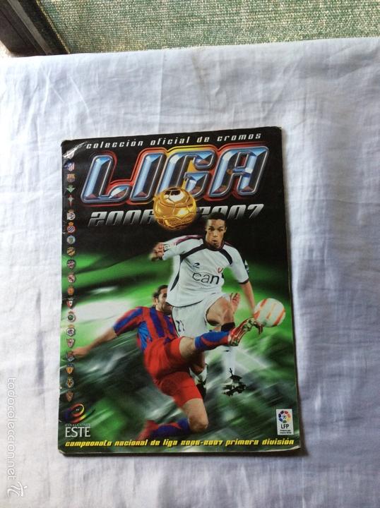 Colecionismo desportivo: &Aacute;LBUM CROMOS DE F&Uacute;TBOL ESTE 2006-2007