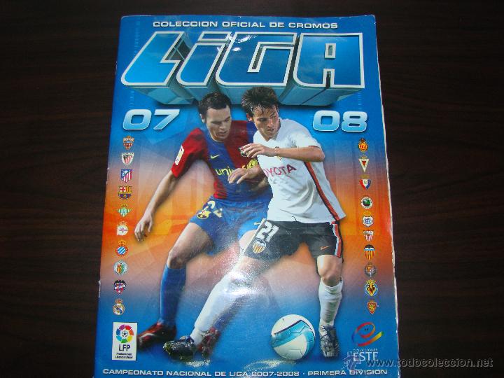 Collectionnisme sportif: &Aacute;lbum Este liga 2007-08