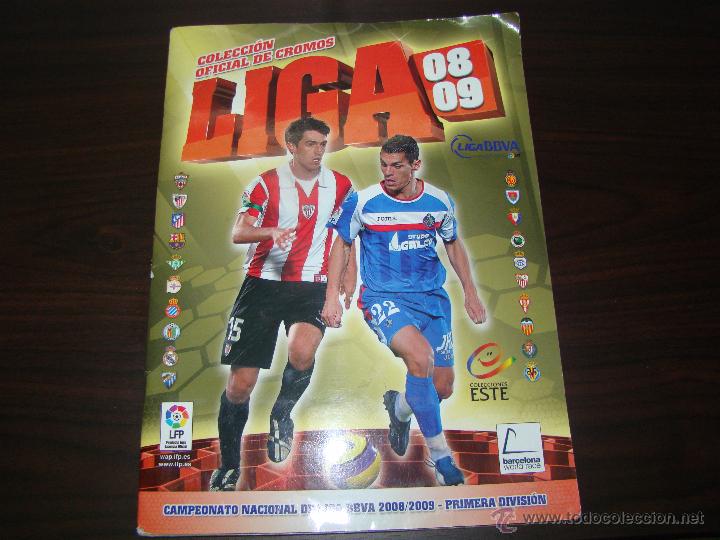 Collectionnisme sportif: &Aacute;lbum Este liga 2008-09