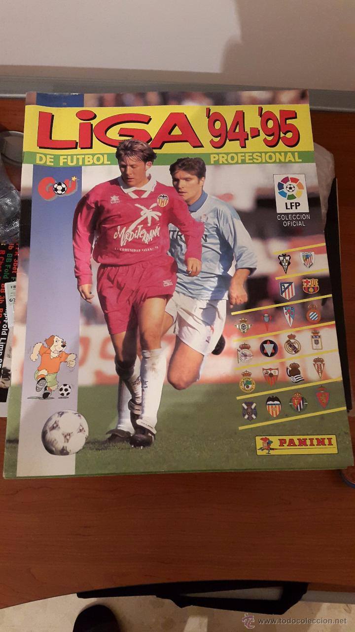 Collectionnisme sportif: &Aacute;LBUM INCOMPLETO DE LA LIGA DE F&Uacute;TBOL PROFESIONAL 1994-95, DE PANINI