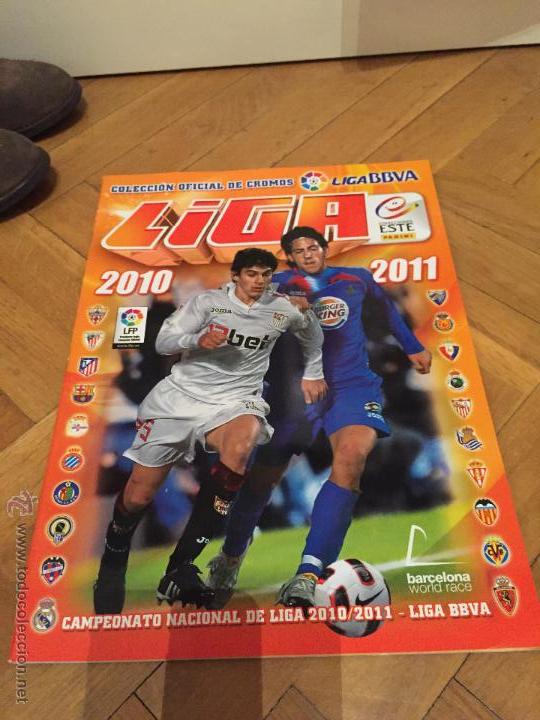 Collectionnisme sportif: Album Nuevo Vac&iacute;o Liga BBVA F&uacute;tbol 2010/2011. Ediciones Este