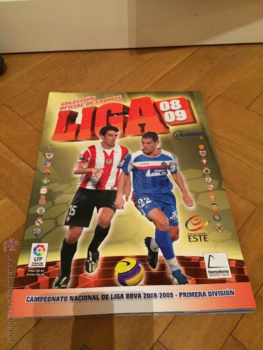 Colecionismo desportivo: Album Nuevo Vac&iacute;o Liga BBVA F&uacute;tbol 2008/2009. Ediciones Este