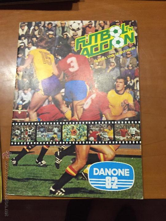 Colecionismo desportivo: FUTBOL EN ACCION DANONE COMPLETO A FALTA DE 47-73-93