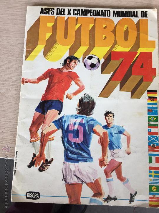 Colecionismo desportivo: ASES DEL X CAMPEONATO MUNDIAL DE FUTBOL 74 DISGRA ALBUM CON 133 CROMOS SE VENDEN SUELTOS