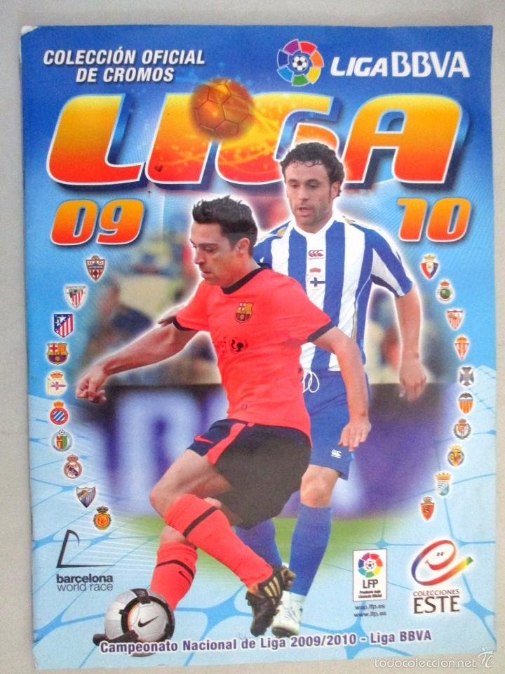 Collectionnisme sportif: ALBUM DE CROMOS F&Uacute;TBOL , LIGA 09 10 , 2009 2010 , EDICIONES ESTE , INCOMPLETO