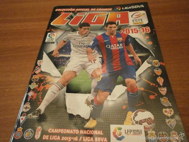Colecionismo desportivo: ALBUM LIGA BBVA -2015-16