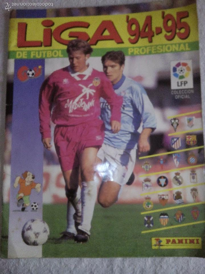 Collectionnisme sportif: &aacute;lbum de cromos f&uacute;tbol temporada 94-95 le falta 26 de los 396 total