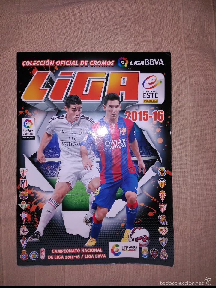 Colecionismo desportivo: album este 2015-2016 con 345 cromos (faltan 79) y 23 ultimos fichajes