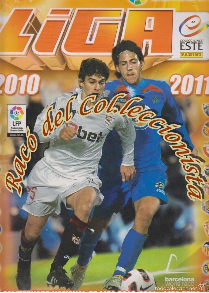 Colecionismo desportivo: LIGA 2010 - 2011, ALBUM DE CROMOS, COLECCIONES ESTE / PANINI, FALTAN CROMOS,