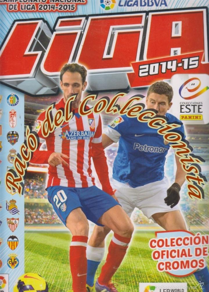 Colecionismo desportivo: LIGA 2014 - 2015, ALBUM DE CROMOS, COLECCIONES ESTE / PANINI, FALTAN CROMOS,