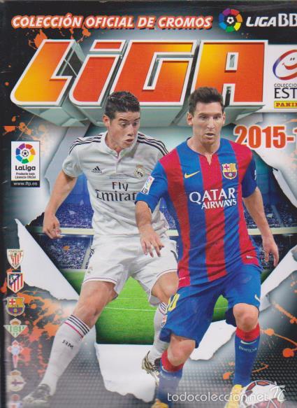 Colecionismo desportivo: LIGA 2015 / 2016 - COLECCI&Oacute;N OFICIAL DE CROMOS