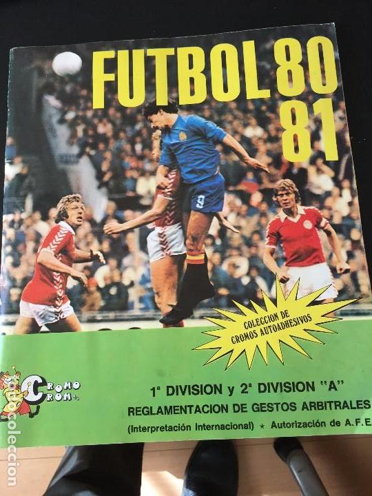 Sports collectibles: futbol 80 81 cromo crom album con 230 cromos se venden sueltos
