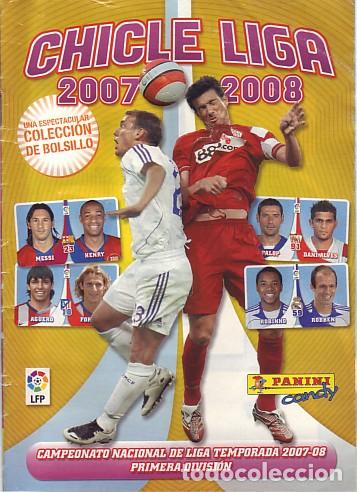 Collectionnisme sportif: ARC-26 ALBUM DE FUTBOL DE PANINI: CHICLE LIGA 2007 / 2008 COLECCION DE BOLSILLO. 1&ordf; DIVISION