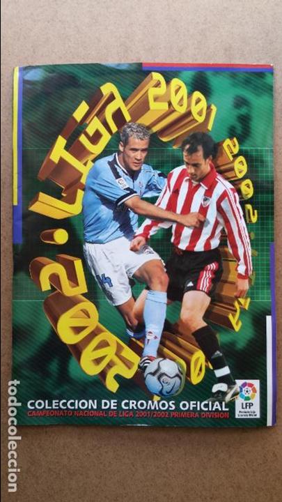 Collectionnisme sportif: Album liga 2001-2002 oficial primera division ,le faltan 115 cromos y en ultimos fichajes bastantes
