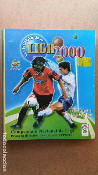 Collectionnisme sportif: Album liga 1999-2000 fichas, oficial 1&ordf; division,trading cards ,solo le faltan 33 fichas