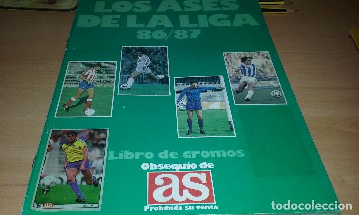 Coleccionismo deportivo: ALBUM AS 1986-1987 PERFECTO ESTADO. SOLO FALTAN 15 CROMOS