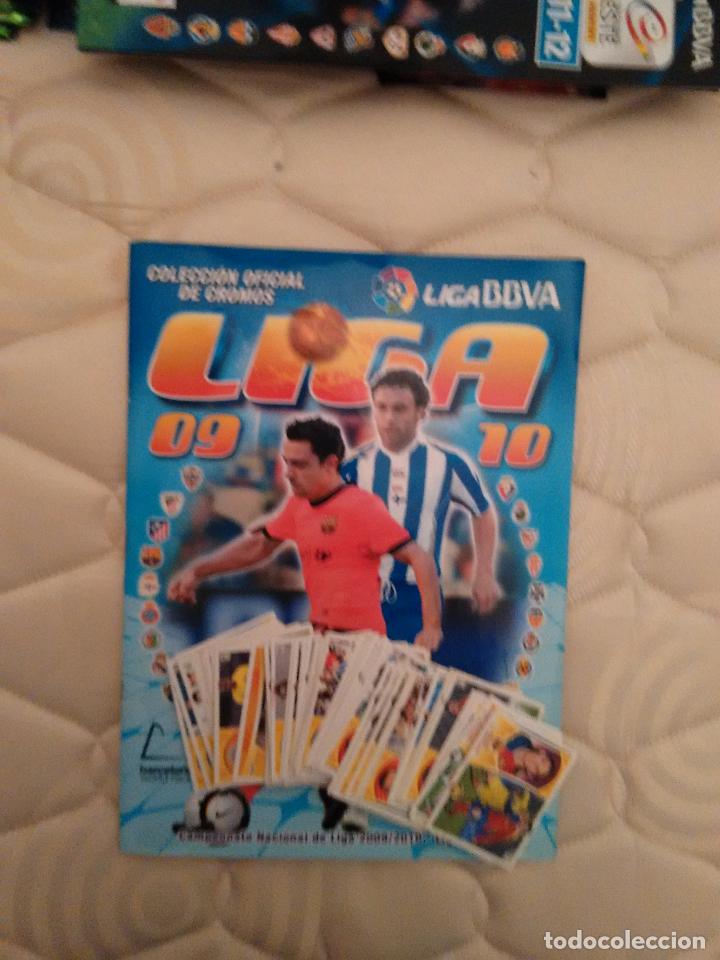 Sports collectibles: &Aacute;LBUM INCOMPLETO LIGA 2009-2010, 09-10 EDICIONES ESTE, CASI PLANCHA (SOLO LLEVA 10 CROMOS PEGADOS)