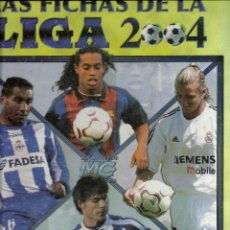 Coleccionismo deportivo: ALBUM DE LAS FICHAS DE LA LIGA 2004 CON 485 FICHAS. Lote 247615985