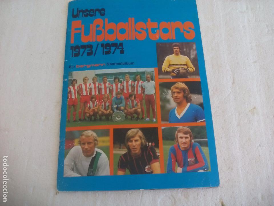 Collectionnisme sportif: &Aacute;lbum de Cromos de f&uacute;tbol de Alemania a&ntilde;os 70. Unsere Fu&szlig;ballstars 1973-74, Bergmann Sammelalbum