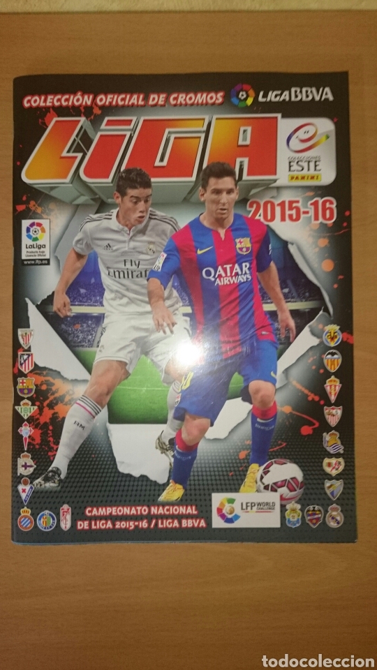 Colecionismo desportivo: &Aacute;lbum de cromos ed.este a&ntilde;o 2015/16