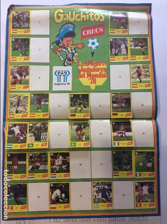 Sports collectibles: P&Oacute;STER LOS MEJORES JUGADORES DEL MUNDIAL 78