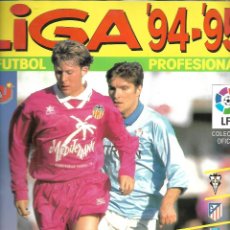 Coleccionismo deportivo: ALBUM DE LA LIGA 94/95 CON 311 CROMOS Y 19 PEGATINAS EN BUEN ESTADO