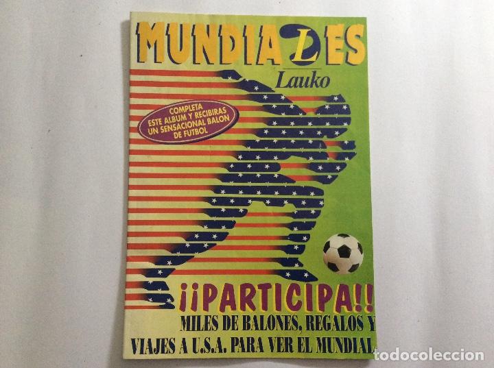 Sports collectibles: &Aacute;LBUM MUNDIALES LAUKO 30 CROMOS + SOBRE