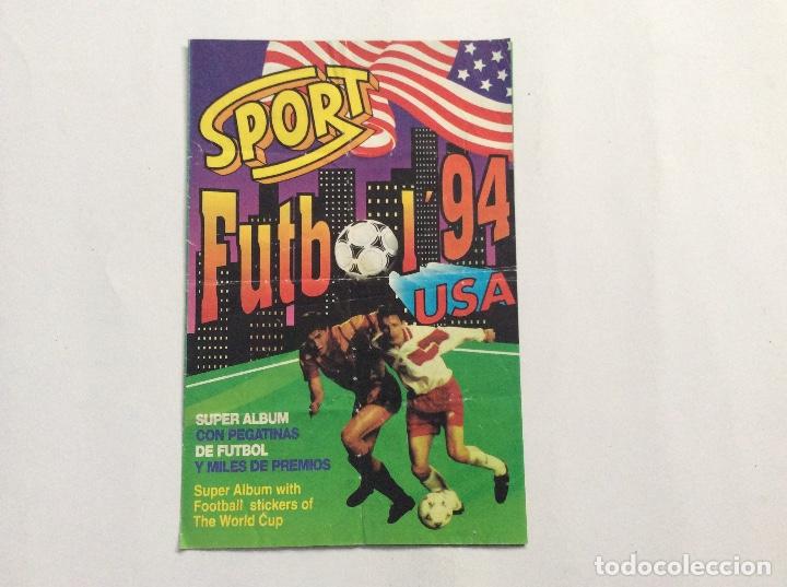 Collezionismo sportivo: &Aacute;LBUM SPORT F&Uacute;TBOL 94 USA CON 5 CROMOS