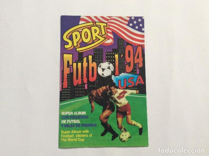 Collezionismo sportivo: &Aacute;LBUM SPORT F&Uacute;TBOL 94 USA CON 10 CROMOS