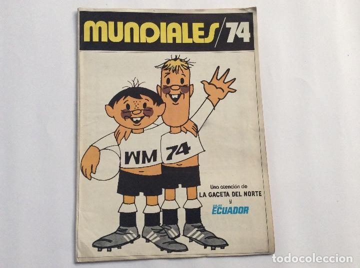 Collezionismo sportivo: &Aacute;LBUM MUNDIALES 74